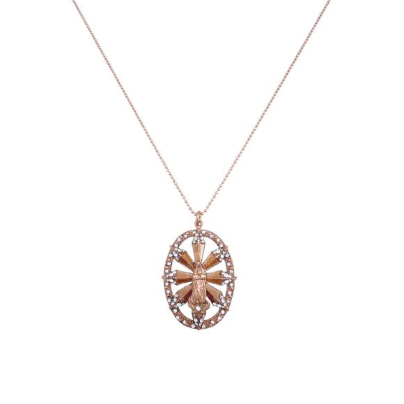 VIRGINS SAINTS & ANGELS VSA Twilight Virgin Charm in Rose Gold